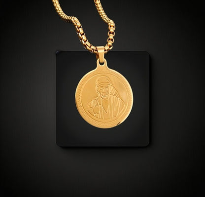 Sai Baba Chain Pendant for Men