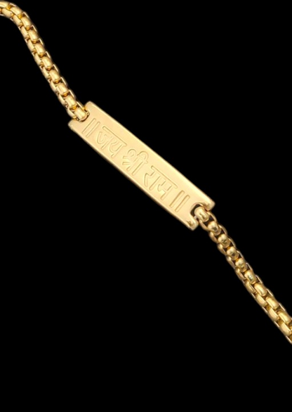 Jay Shree  Ram Gold Bracelet For Men