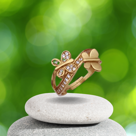 Butterfly Style Adjustable Ring