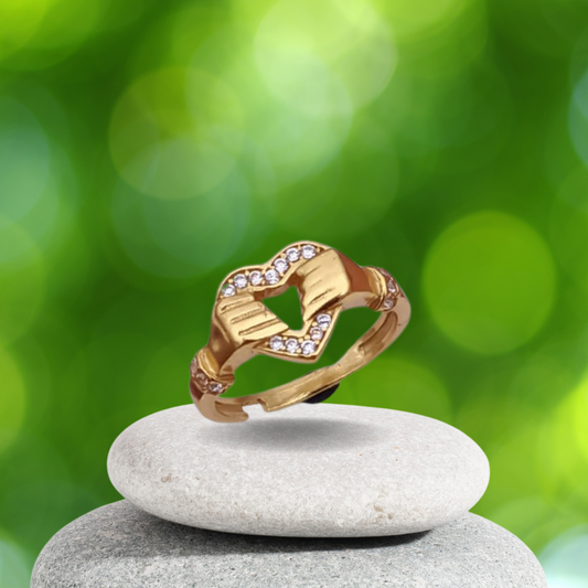 Love Hand Adjustable Ring