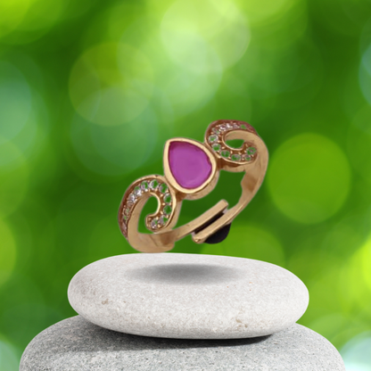 Royal Ruby Adjustable Ring