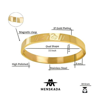 Hot Sale Gold & Silver Plated Men's Kada